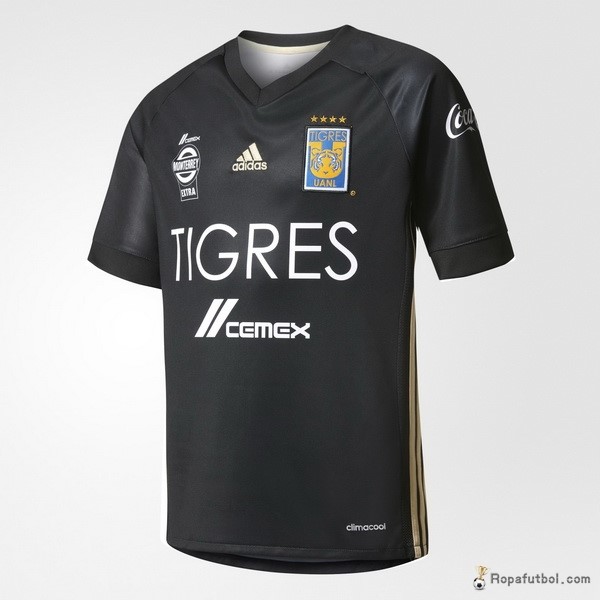 Camiseta Tigres de la UANL Replica Tercera Ropa 2017/18 Negro